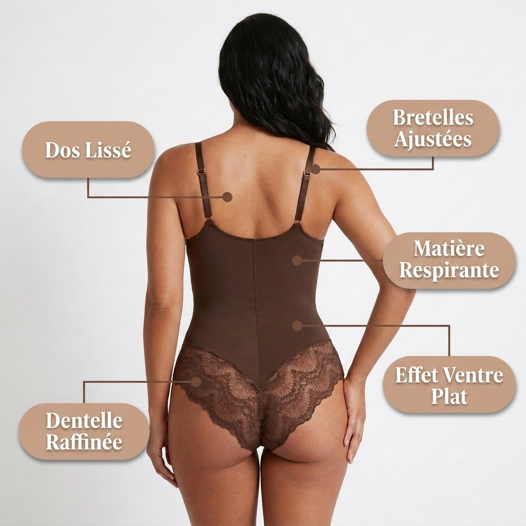 Séléna™ Body Gainant Dentelle - Du S au 3XL